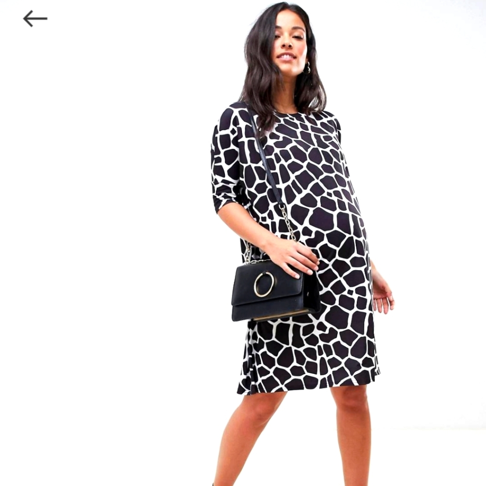 Asos Maternity Animal Print Dress